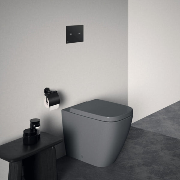 IDEAL STANDARD I.LIFE B VASO GRIGIO LUCIDO A TERRA wc water filo parete bagno