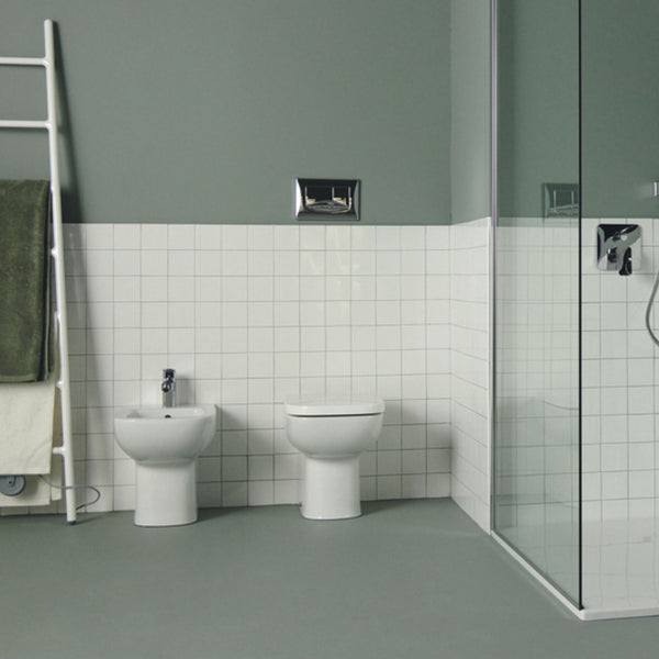 IDEAL STANDARD IS I.LIFE A VASO BIANCO a terra filoparete RimLS+