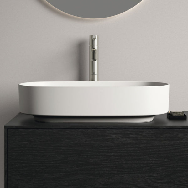 IDEAL STANDARD LINDA-X LAVABO ULTRASOTTILE OVALE BIANCO SETA 550x380mm lavandino