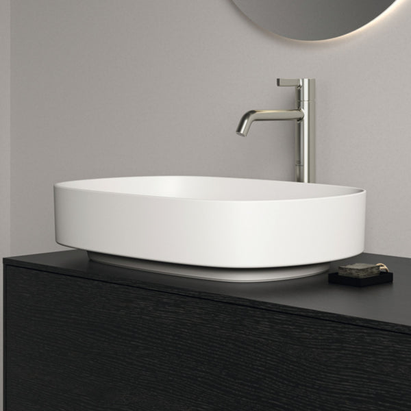 IDEAL STANDARD LINDA-X LAVABO ULTRASOTTILE OVALE BIANCO SETA 550x380mm lavandino