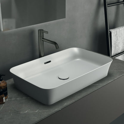 IDEAL STANDARD MULTISUITE PILETTA BIANCO SETA a scarico libero con cover in ceramica