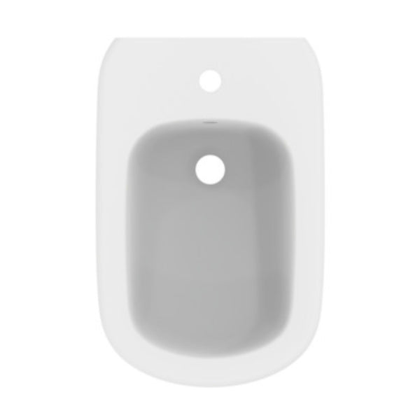 IDEAL STANDARD TESI BIDET BIANCO SETA monoforo per installazione filo parete