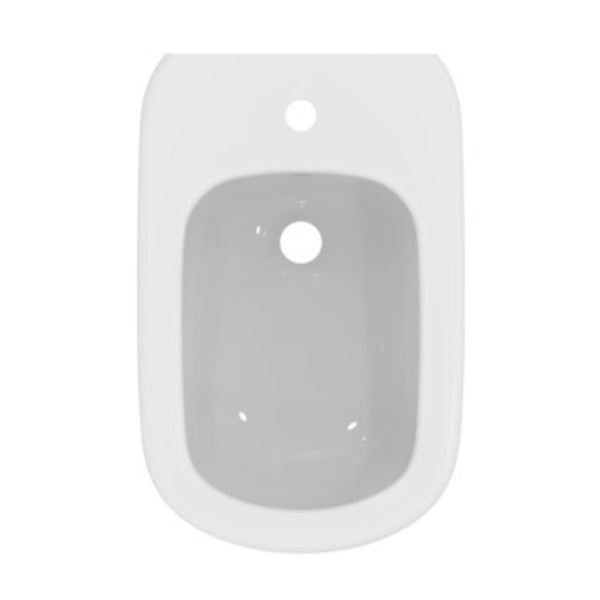 IDEAL STANDARD TESI BIDET BIANCO monoforo per installazione filo parete