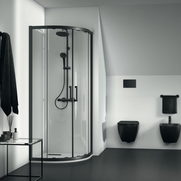 IDEAL STANDARD TESI BIDET SOSPESO NERO con fissaggi nascosti per bagno