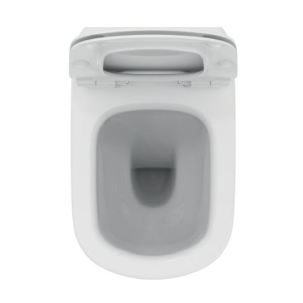 IDEAL STANDARD TESI VASO BIANCO A TERRA ACQUABLADE water wc filo parete universale
