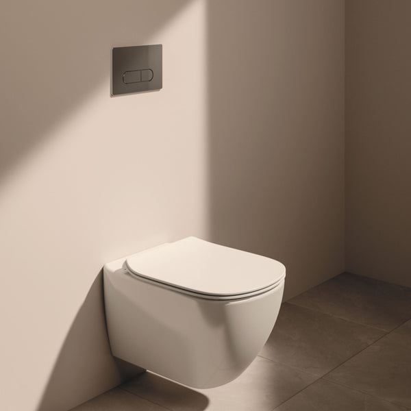 IDEAL STANDARD TESI VASO SOSPESO BIANCO ACQUABLADE water wc con fissaggi nascosti