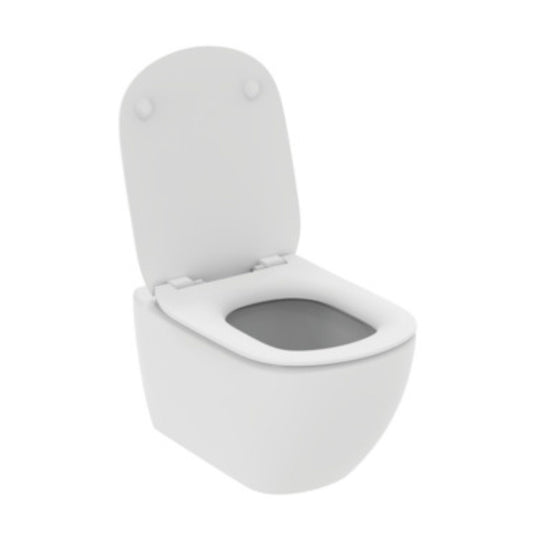 IDEAL STANDARD TESI VASO SOSPESO BIANCO SETA AQUABLADE wc water bagno