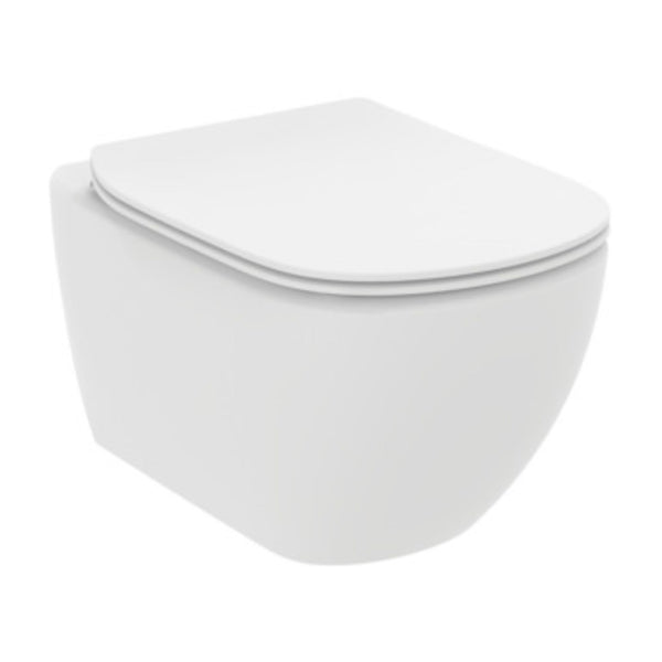 IDEAL STANDARD TESI VASO SOSPESO BIANCO SETA AQUABLADE wc water bagno