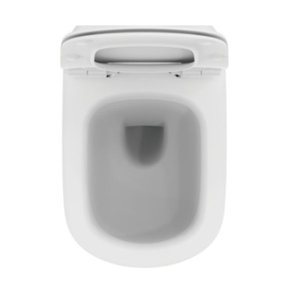 IDEAL STANDARD TESI VASO SOSPESO BIANCO SETA AQUABLADE wc water bagno