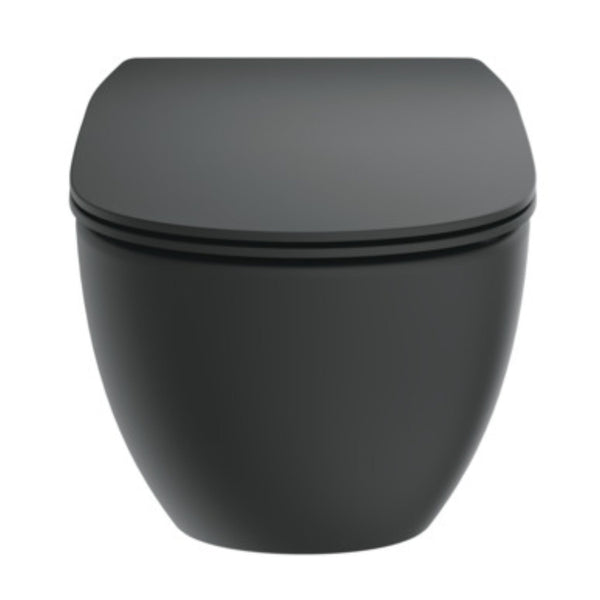 IDEAL STANDARD TESI VASO SOSPESO NERO OPACO AQUABLADE wc water bagno