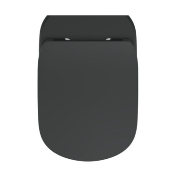 IDEAL STANDARD TESI VASO SOSPESO NERO OPACO AQUABLADE wc water bagno