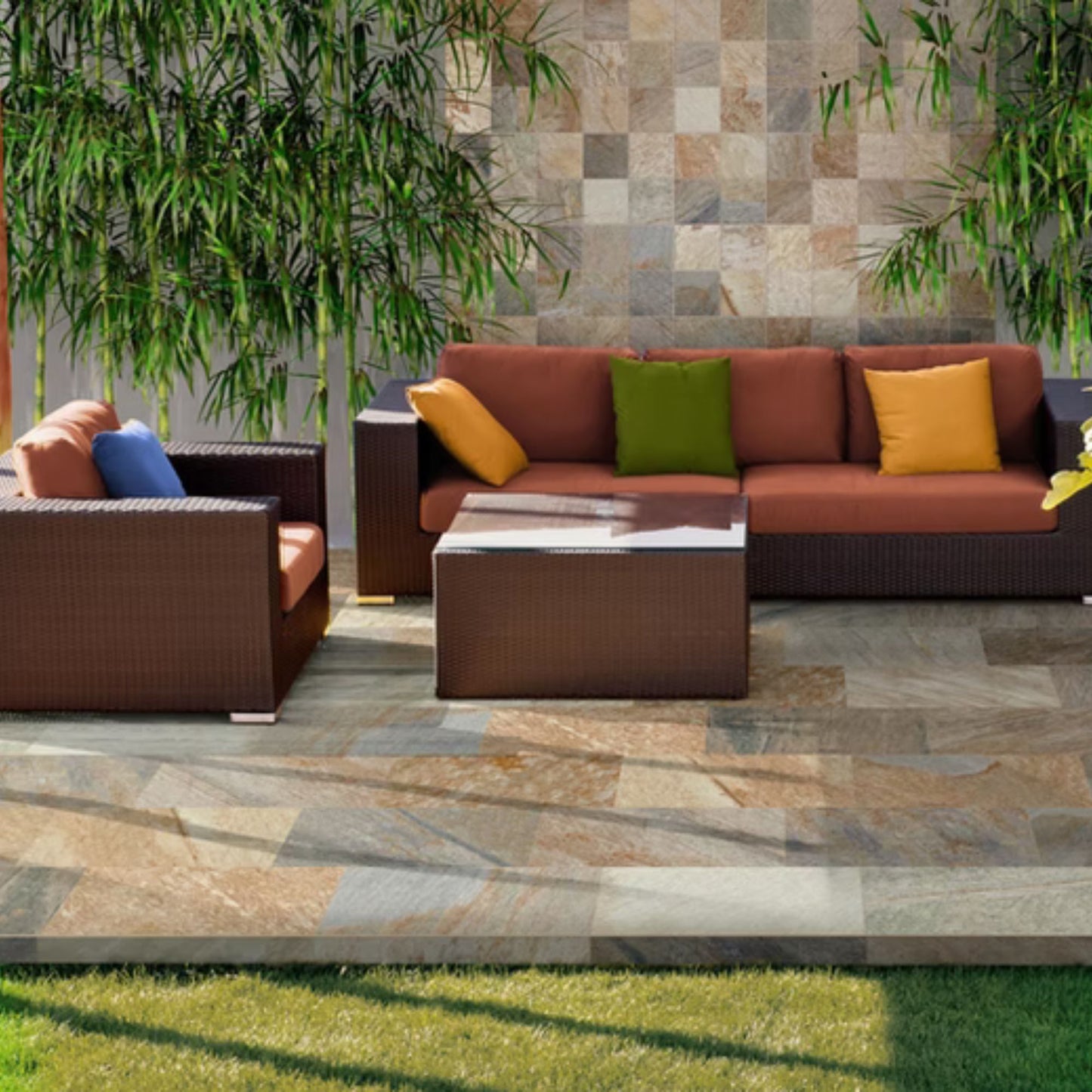 ITALIAN STONES SAVOIA ITALIA Piastrelle in Gres porcellanato effetto pietra alpina per pavimenti e rivestimenti interni ed esterni di design