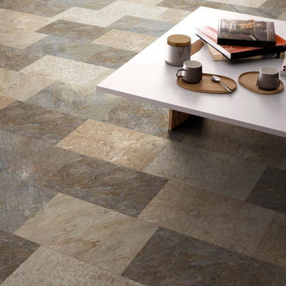 ITALIAN STONES SAVOIA ITALIA Piastrelle in Gres porcellanato effetto pietra alpina per pavimenti e rivestimenti interni ed esterni di design