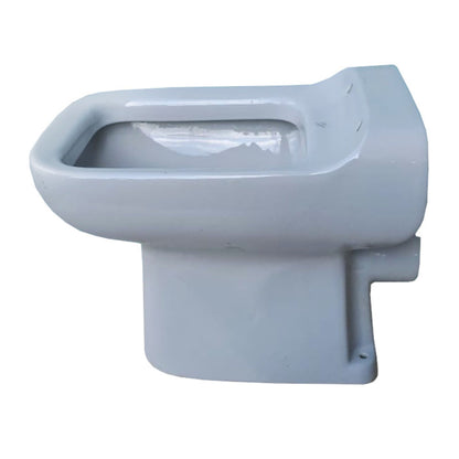 Ideal Standard WC Conca a pavimento colore AZZURRO SUSSURRATO, ceramica sanitaria 34x42 cm, stile vintage per bagno classico o retrò, design senza tempo