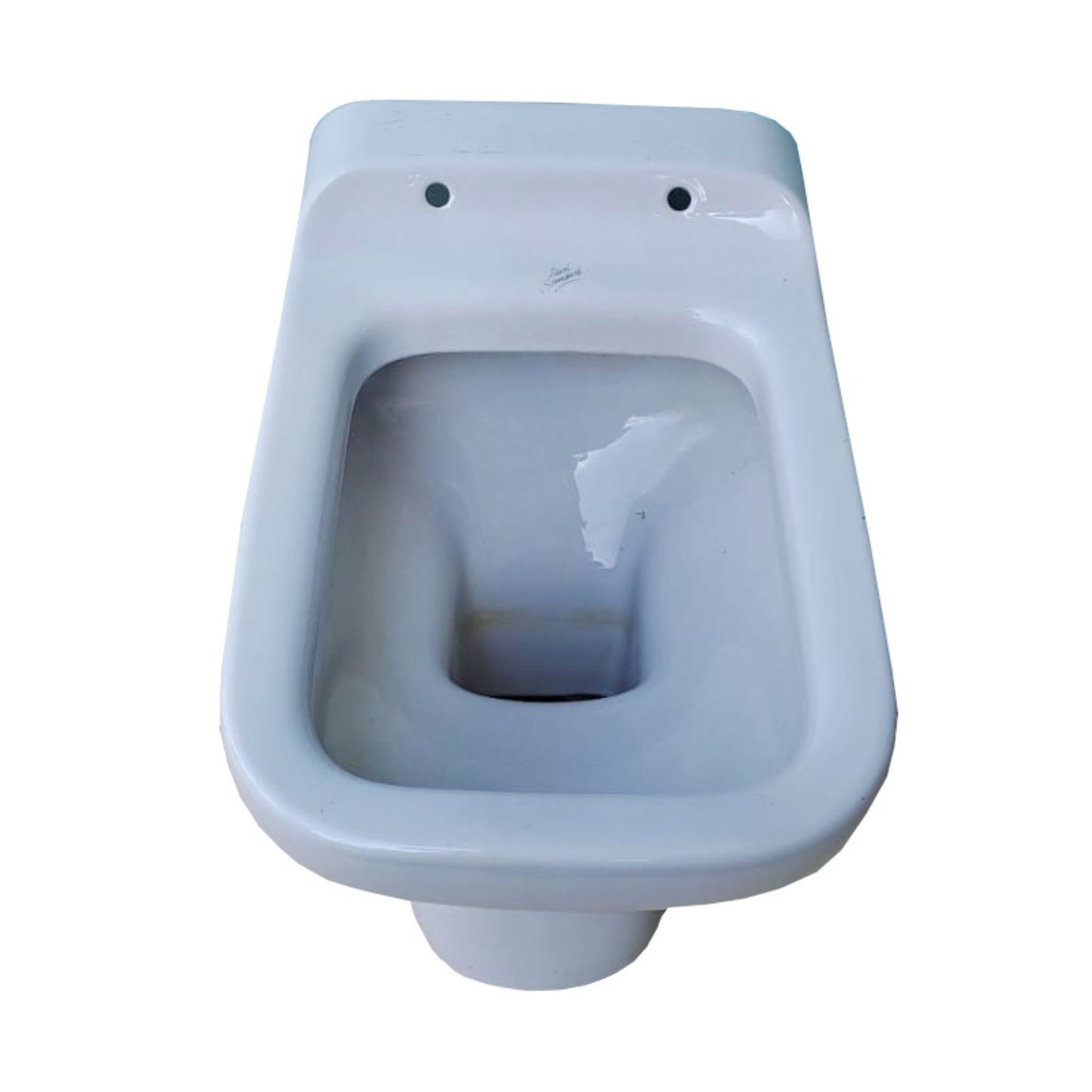 Ideal Standard WC Conca a pavimento colore AZZURRO SUSSURRATO, ceramica sanitaria 34x42 cm, stile vintage per bagno classico o retrò, design senza tempo