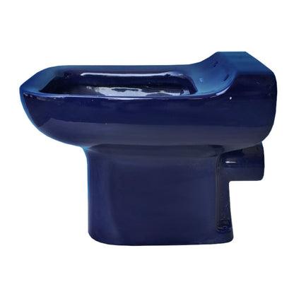 Ideal Standard WC Conca a pavimento colore mirtillo, ceramica sanitaria 34x42 cm, stile vintage per bagno classico o retrò, design senza tempo