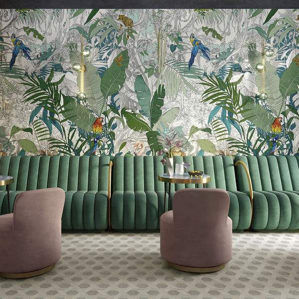 # IMAGINE - LA FABBRICA AVA lastre effetto carta da parati sofisticate e glamour foliage