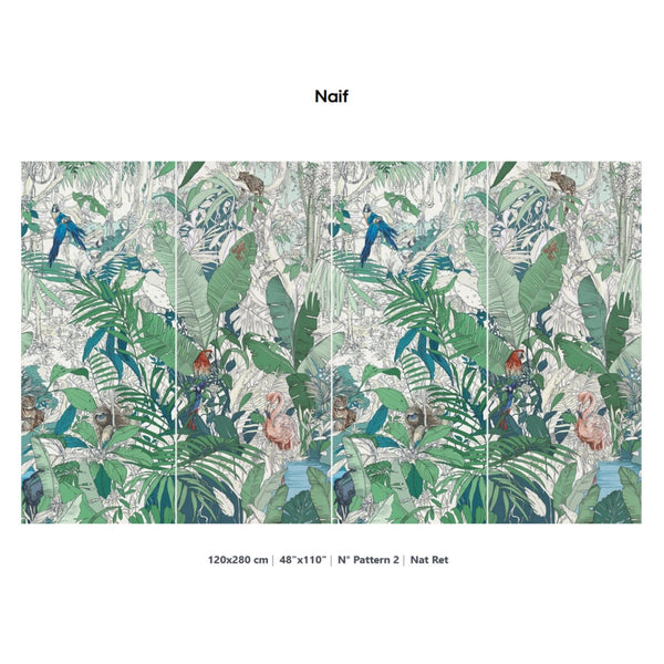 # IMAGINE - LA FABBRICA AVA lastre effetto carta da parati sofisticate e glamour foliage