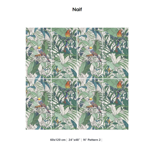 # IMAGINE - LA FABBRICA AVA lastre effetto carta da parati sofisticate e glamour foliage