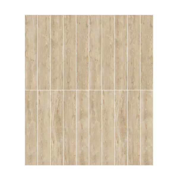 LA FABBRICA AVA CÀ FOSCARI GRES PORCELLANATO CANAPA 20x120 piastrelle effetto legno