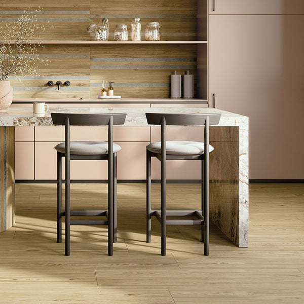 LA FABBRICA AVA HONEY WOOD GRES PORCELLANATO ROVERE 20x120 piastrelle rettangolari