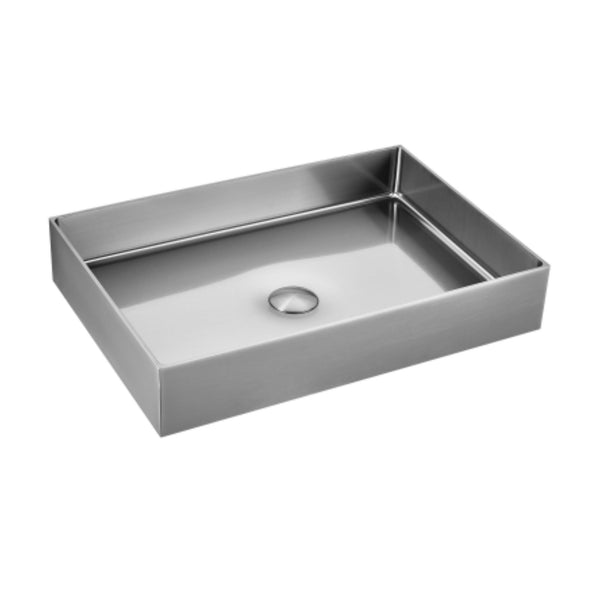 LAVABO FOYER SQUARE in acciaio inox PVD+Nano - CIPÍ lavandino 3 mm di spessore, eleganza e perfezione senza saldature