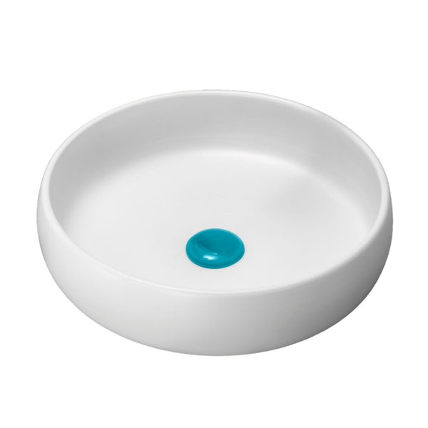 LAVABO INDEX FEEL in argilla refrattaria tornita a mano - CIPÍ terre scure, finitura artigianale 100% Made in Italy