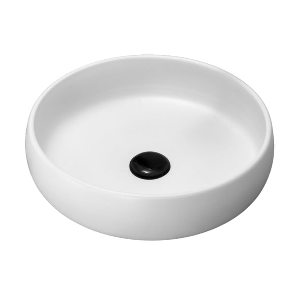 LAVABO INDEX FEEL in argilla refrattaria tornita a mano - CIPÍ terre scure, finitura artigianale 100% Made in Italy
