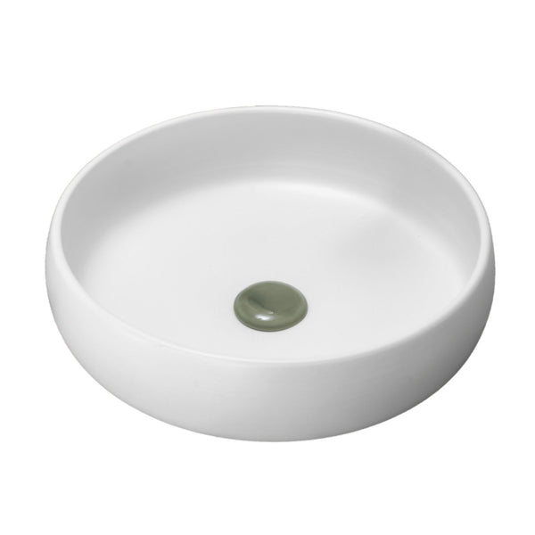 LAVABO INDEX FEEL in argilla refrattaria tornita a mano - CIPÍ terre scure, finitura artigianale 100% Made in Italy