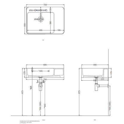 # LAVABO MARCEL - CIELO elegante lavandino per bagno in ceramica per un arredo bagno di lusso