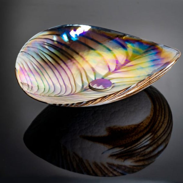 LAVABO MURANO VIVALDI in vetro lavorato a mano - CIPÍ Lavandino di un eleganza unica con finitura artigianale Made in Italy.