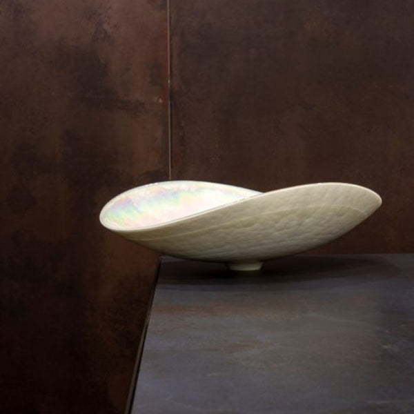 LAVABO MURANO VIVALDI in vetro lavorato a mano - CIPÍ Lavandino di un eleganza unica con finitura artigianale Made in Italy.
