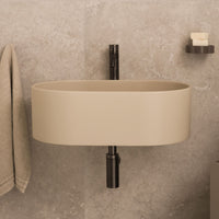 # LAVABO OVALE MONOFORO da appoggio o sospeso OTIS - CIELO soluzione elegante e versatile per il bagno contemporaneo
