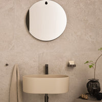 # LAVABO OVALE MONOFORO da appoggio o sospeso OTIS - CIELO soluzione elegante e versatile per il bagno contemporaneo