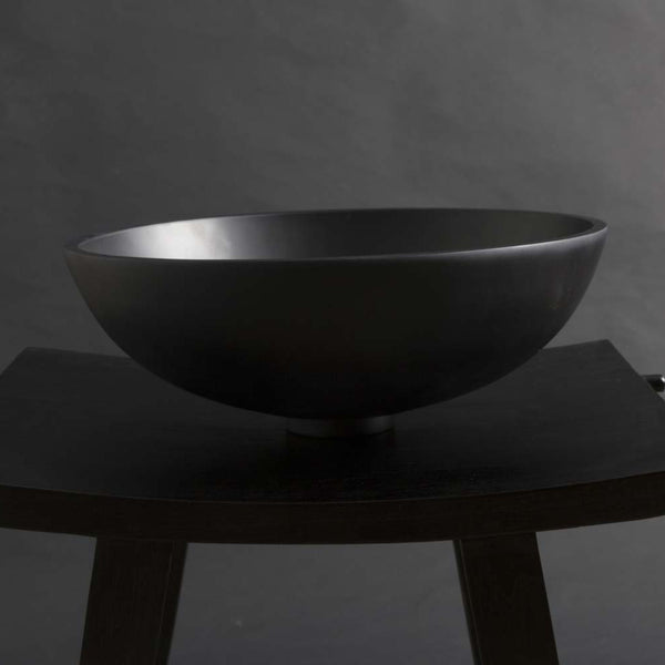 LAVABO POP lavantino a ciotola in resina - CIPÍ finitura matt bianco o nero, moderno per bagno di design