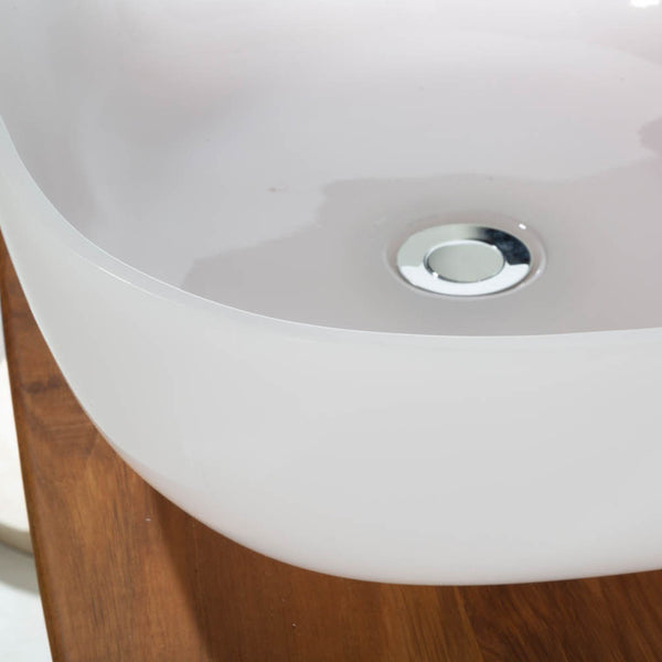 LAVABO SNOB 2.0 lavantino da appoggio - CIPÍ in resina artigianale stampata a mano