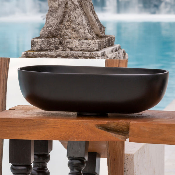 LAVABO SNOB 2.0 lavantino da appoggio - CIPÍ in resina artigianale stampata a mano