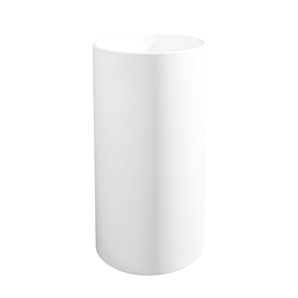 LAVABO THE TUBE FREESTANDING in Istone Bianco - CIPÍ lavandino moderno da terra per bagno