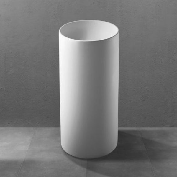 LAVABO THE TUBE FREESTANDING in Istone Bianco - CIPÍ lavandino moderno da terra per bagno