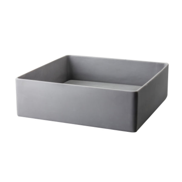 LAVABO TRABOCCHETTO lavantino da appoggio rotondo o quadrato - CIPÍ realizzato in composto di resina e polveri minerali