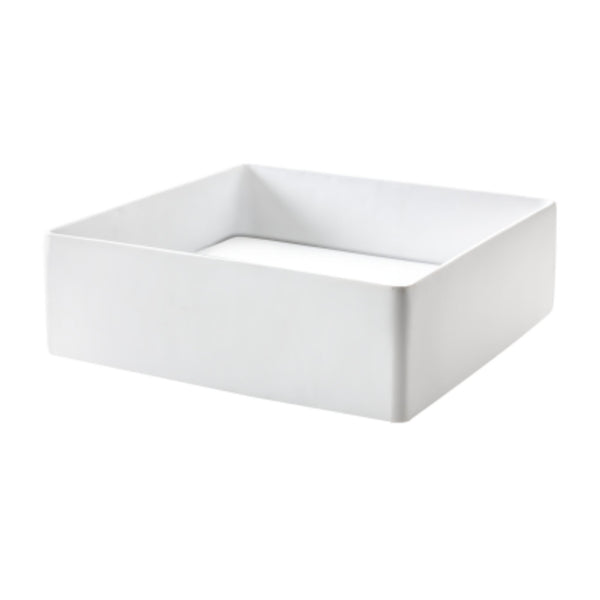 LAVABO TRABOCCHETTO lavantino da appoggio rotondo o quadrato - CIPÍ realizzato in composto di resina e polveri minerali