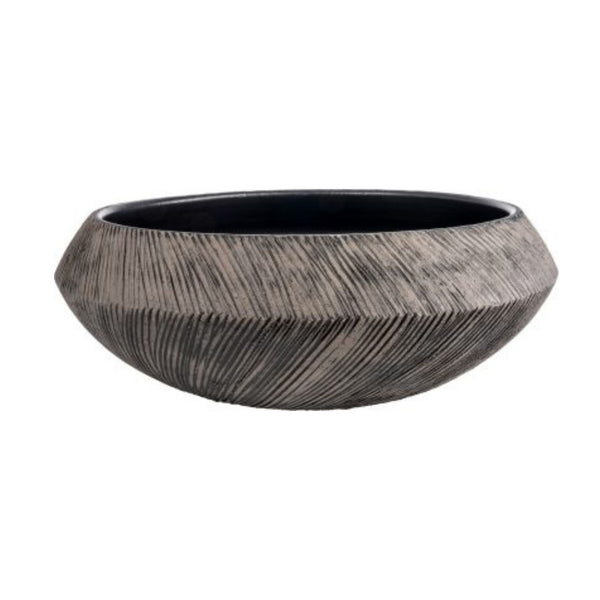 LAVABO TUAREG in argilla decorata a mano - CIPÍ design etnico Made in Italy, fascino artigianale e senza tempo