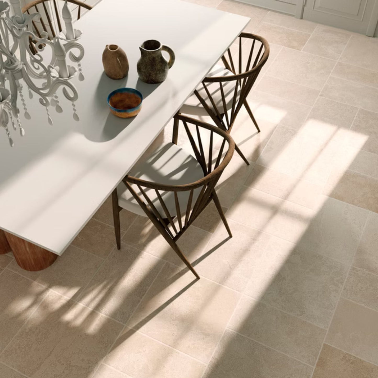 LEVANTE SAVOIA ITALIA Piastrelle in gres porcellanato effetto pietra bordi irregolari 60×60 cm