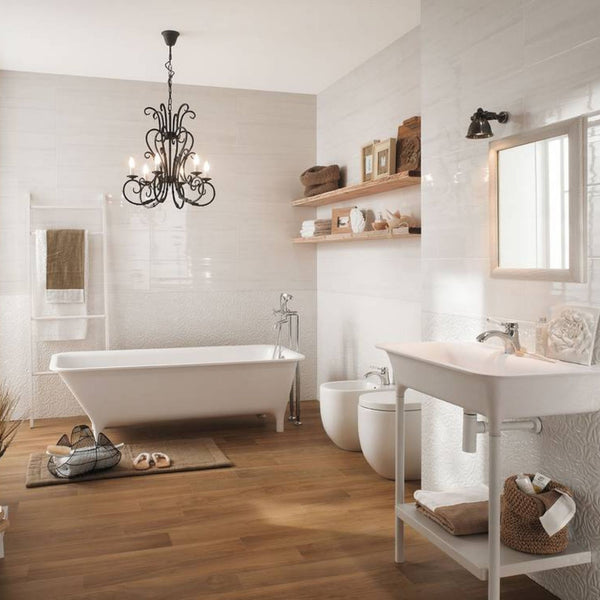 # LUMINA 25x75 - FAP CERAMICA lumina, rivestimenti moderni in pasta bianca per ambienti raffinati