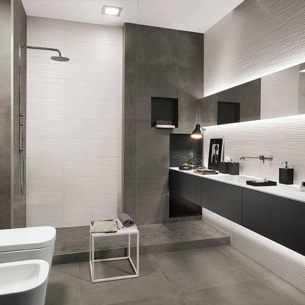 # LUMINA 25x75 - FAP CERAMICA lumina, rivestimenti moderni in pasta bianca per ambienti raffinati
