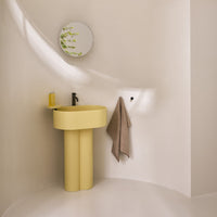 # LAVABO OVALE MONOFORO CON COLONNA BINATA OTIS - CIELO crea un perfetto equilibrio tra funzionalità e stile