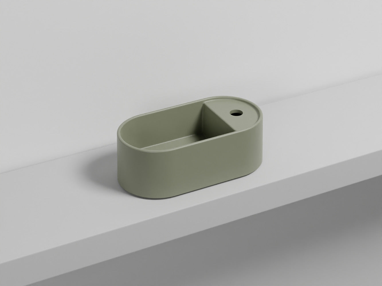 # LAVABO LES PETITES OVALE MONOFORO - CIELO lavabo da appoggio o sospeso per bagno