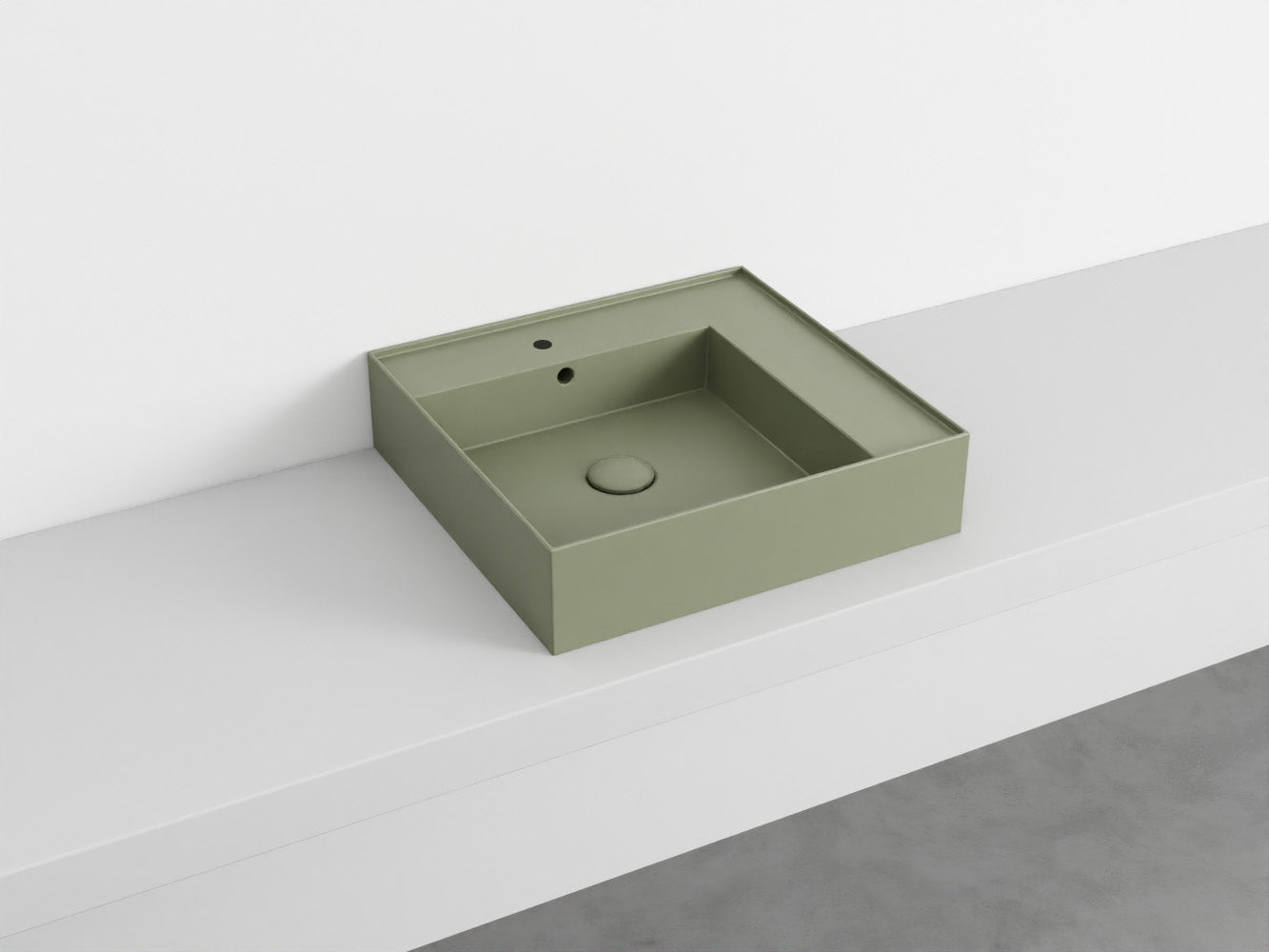 # LAVABO RETTANGOLARE da APPOGGIO 50 ENJOY - CIELO lavandino da appoggio per bagno