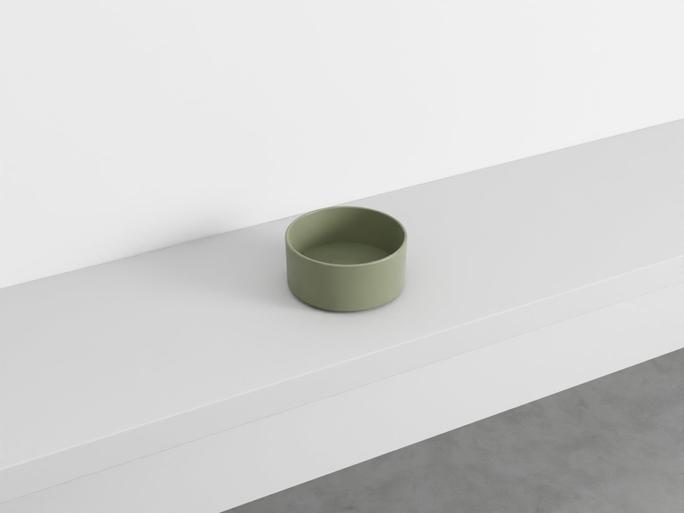 # LAVABO TONDO DA APPOGGIO MINIMO - CIELO lavandino in ceramica da appoggio per bagno