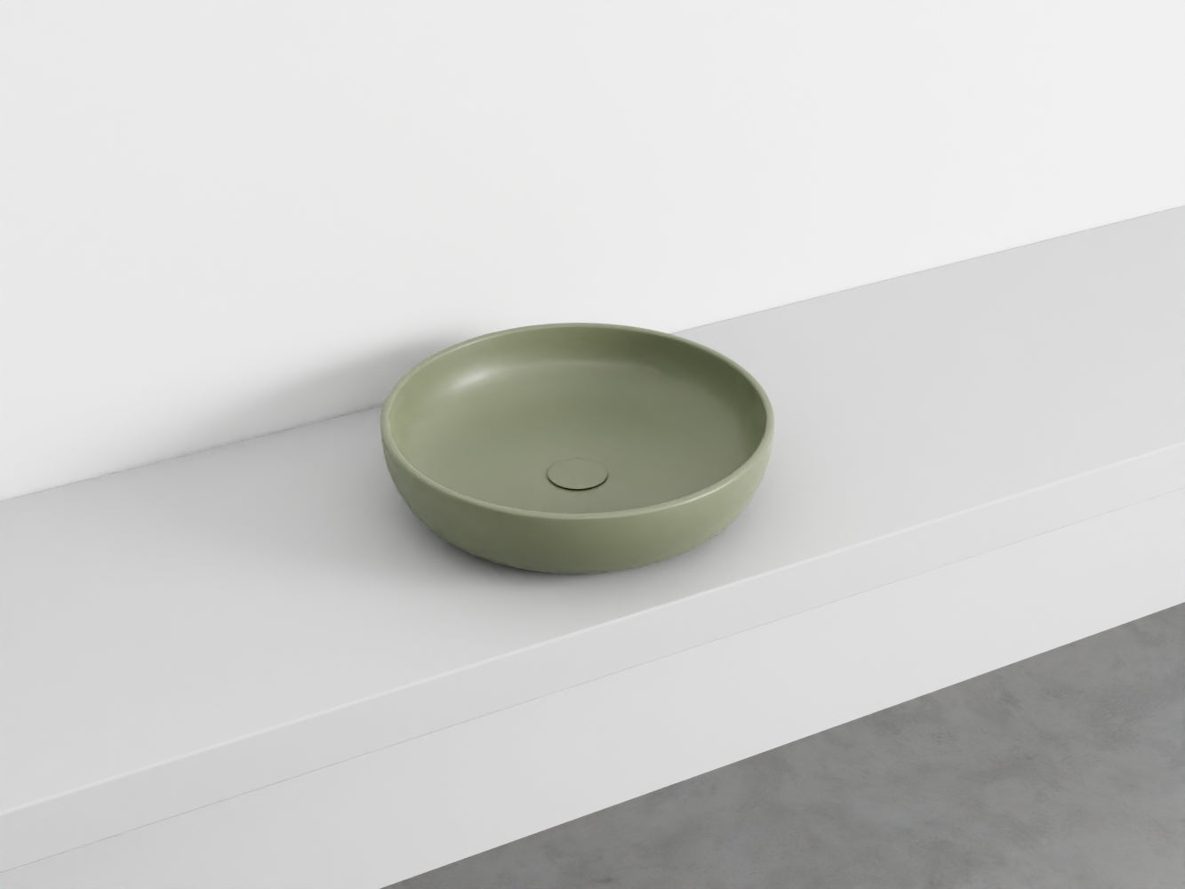 # LAVABO da APPOGGIO SHUI Ø45 - CIELO bacinella in ceramica per bagno moderno